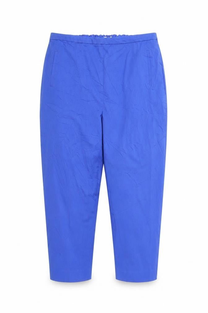 Marks and Spencer Womens Blue   Cropped Trousers Size 34 in L22 in