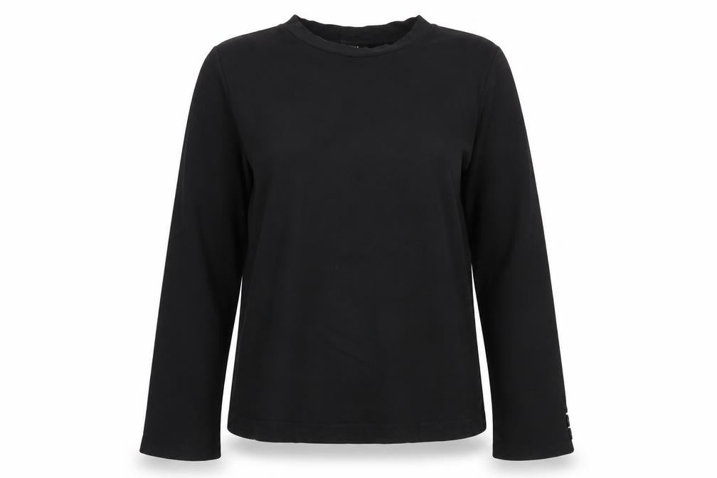 Front view of Zara women’s black jumper, size S