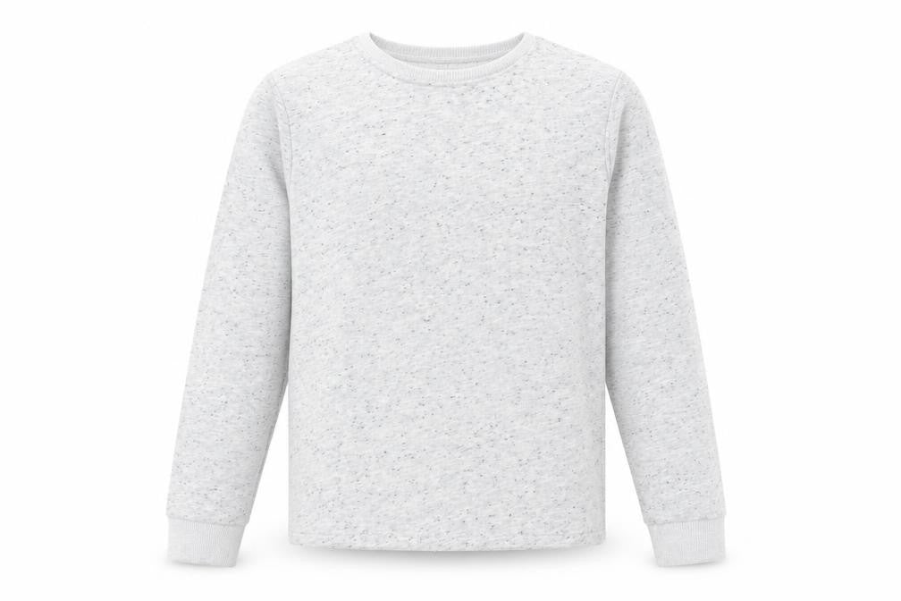 Front view of nocozo men’s grey polka dot jumper, size M