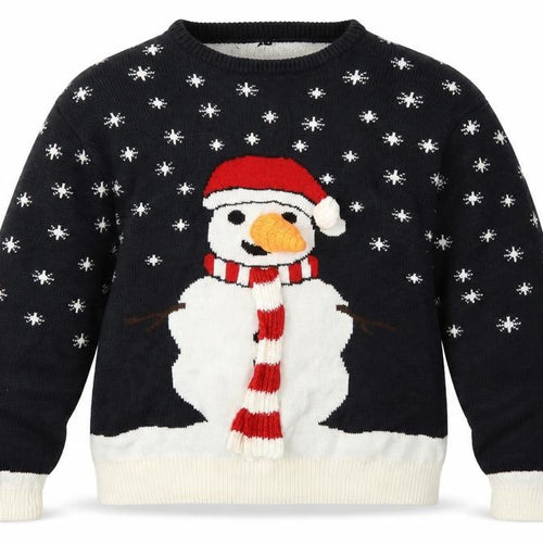 Merry Christmas Mens Black Animal Print  Pullover Sweatshirt Size XL  - Christmas