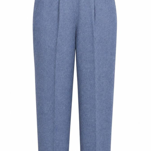 Classics Womens Blue   Trousers  Size 12 L26 in - Stretch waistband