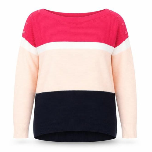 Debenhams Womens Multicoloured Striped  Pullover Jumper Size 8