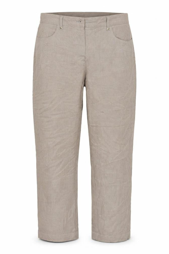 Marks and Spencer Womens Beige   Trousers  Size 12 L25 in