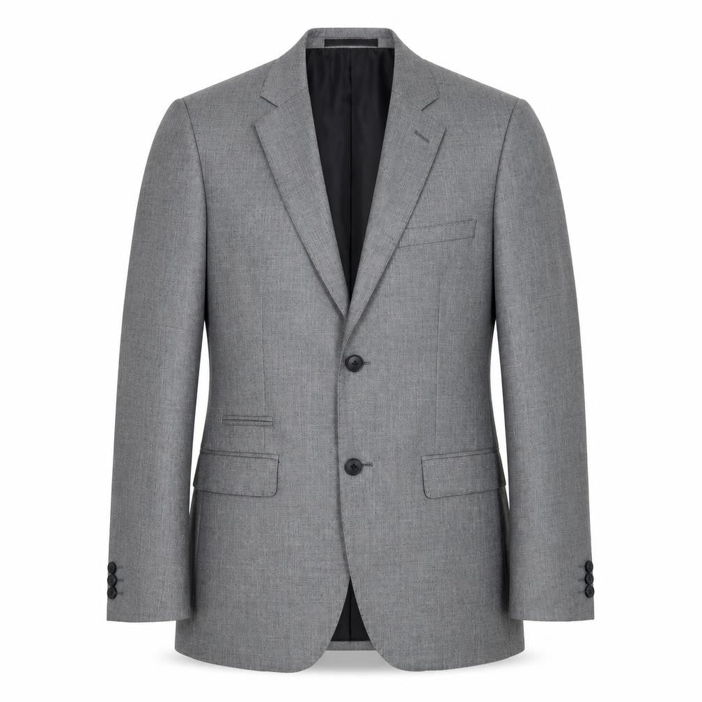 Front view of Marks & Spencer men’s grey jacket suit jacket, size M