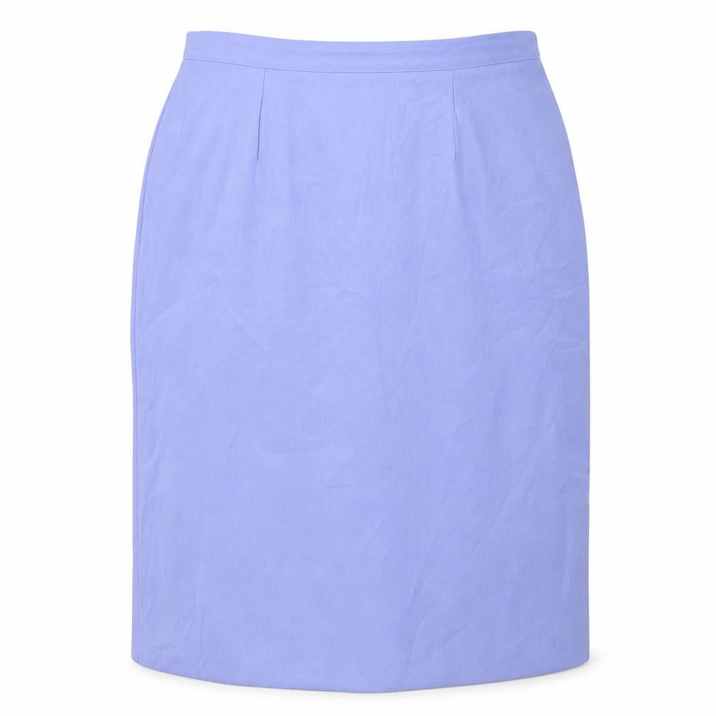 I.D Collection Womens Blue   A-Line Skirt Size 18