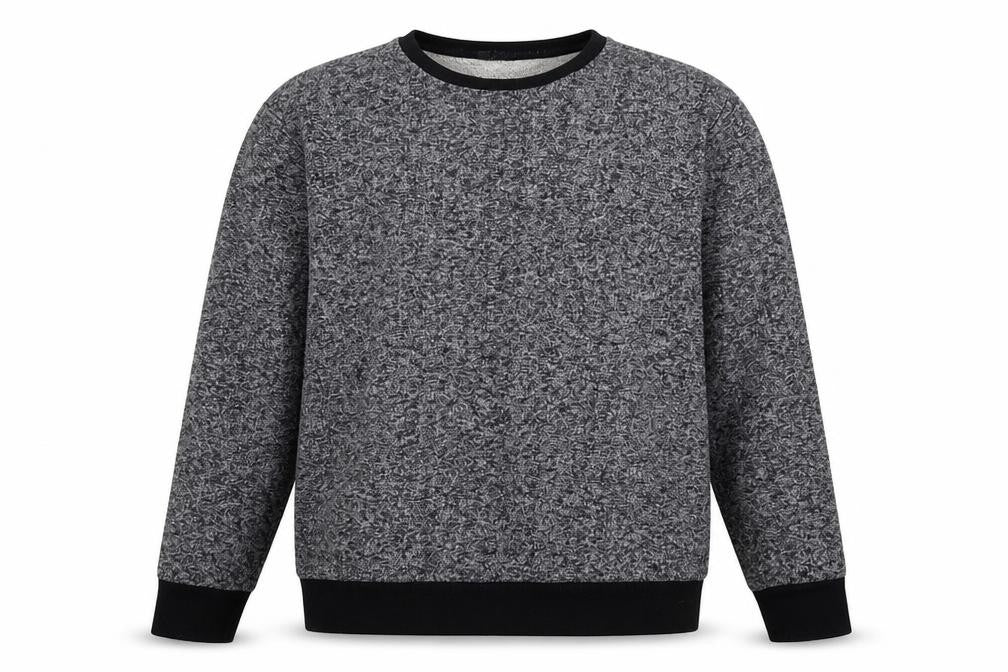 Front view of Primark men’s grey jumper, size L