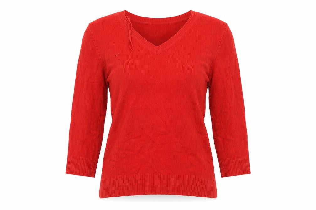 H&M Womens Red   Pullover Jumper Size M