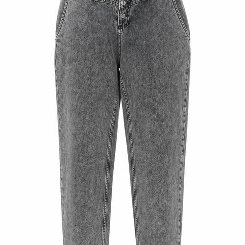 Denim & Co. Womens Black  Denim Straight Jeans Size 10 L26 in