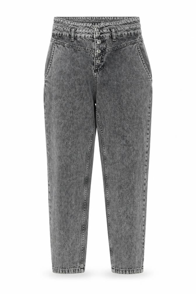 Denim & Co. Womens Black  Denim Straight Jeans Size 10 L26 in