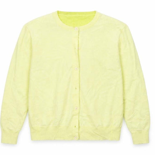 Preworn Womens Yellow   Cardigan Jumper Size L