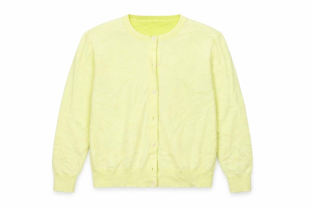 Preworn Womens Yellow   Cardigan Jumper Size L