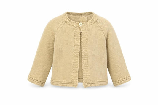 Front view of Preworn Baby Brown Jacket, size 18, Months