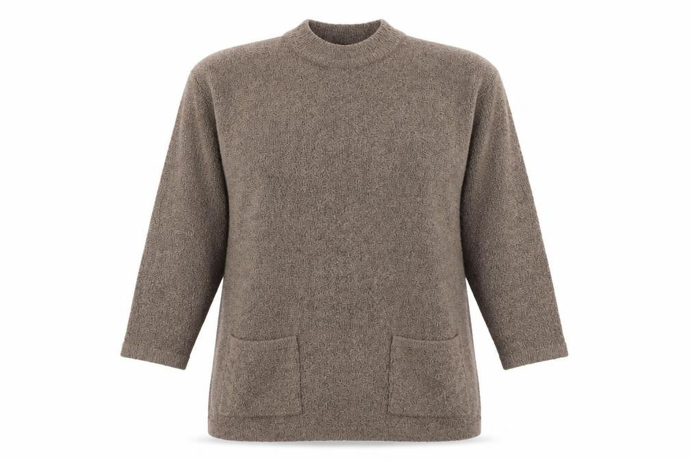 Fire Womens Beige   Pullover Jumper Size S  - pockets