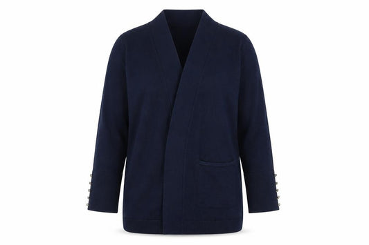 Front view of Primark women’s blue jacket, size L