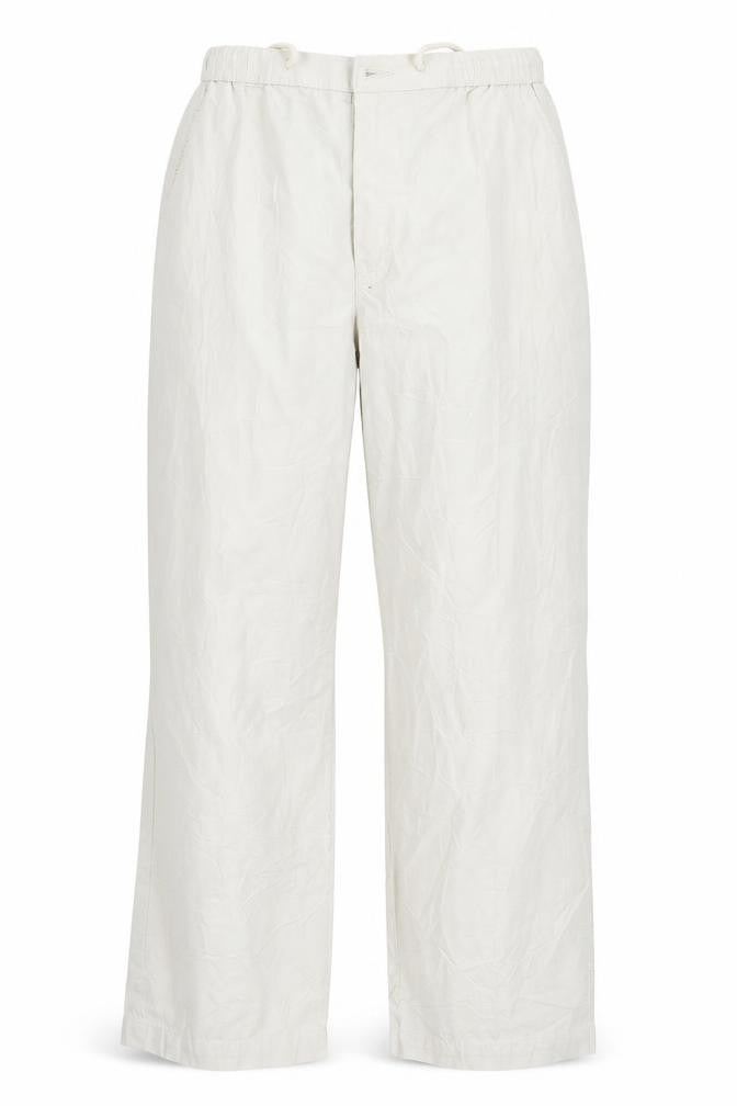 Front view of St Michael women’s beige trousers, size UK 10, 27-inch leg