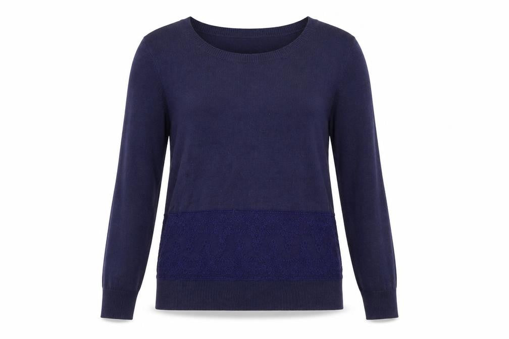 Dorothy Perkins Womens Blue  Knit Pullover Jumper Size 12