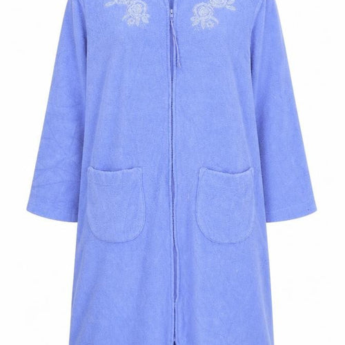 m&s Womens Blue Floral  Jacket  Size 12