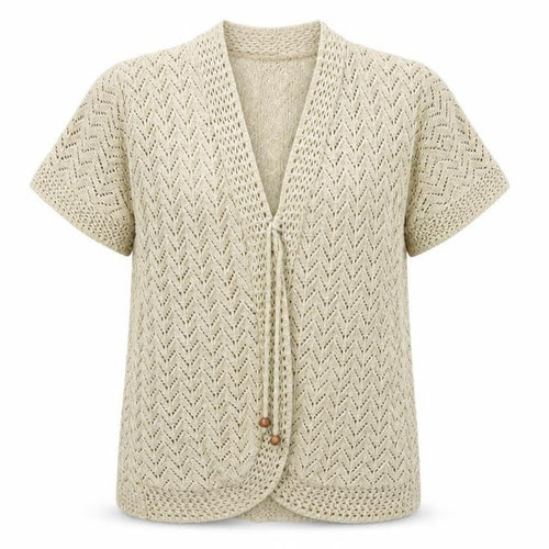 Remel London Womens Beige   Cardigan Jumper Size L