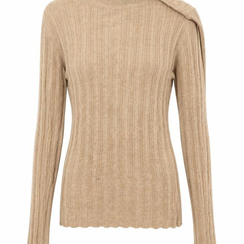 ASOS Womens Beige Striped  Pullover Jumper Size 12
