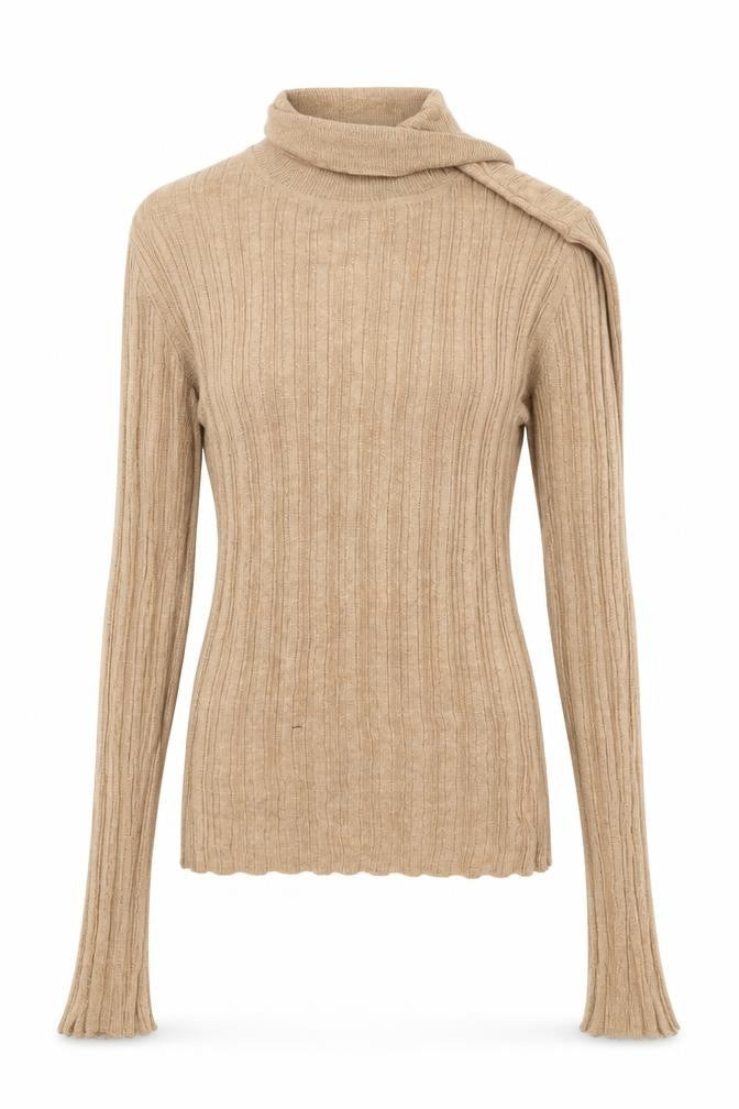 ASOS Womens Beige Striped  Pullover Jumper Size 12
