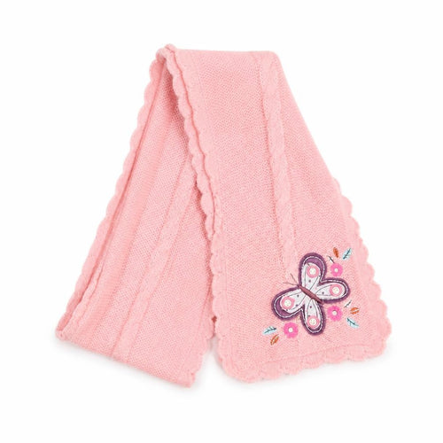 Preworn Girls Pink   Scarf Scarves & Wraps One Size  - Embroidered detail