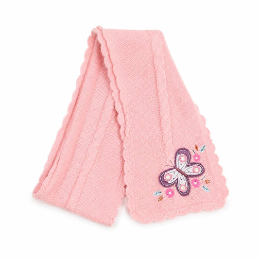Preworn Girls Pink   Scarf Scarves & Wraps One Size  - Embroidered detail