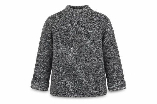 Front view of F&F women’s grey jumper, size UK 12