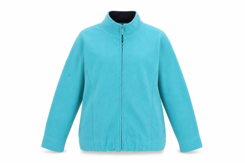EWM Womens Green   Full Zip Jumper Size M  - washable mark
