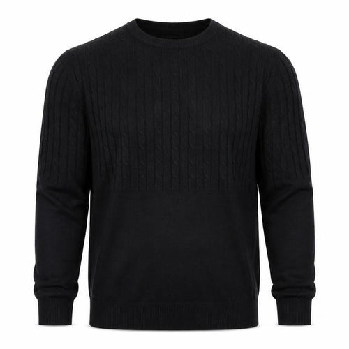 Atlantic Bay Mens Grey  Knit Pullover Jumper Size L