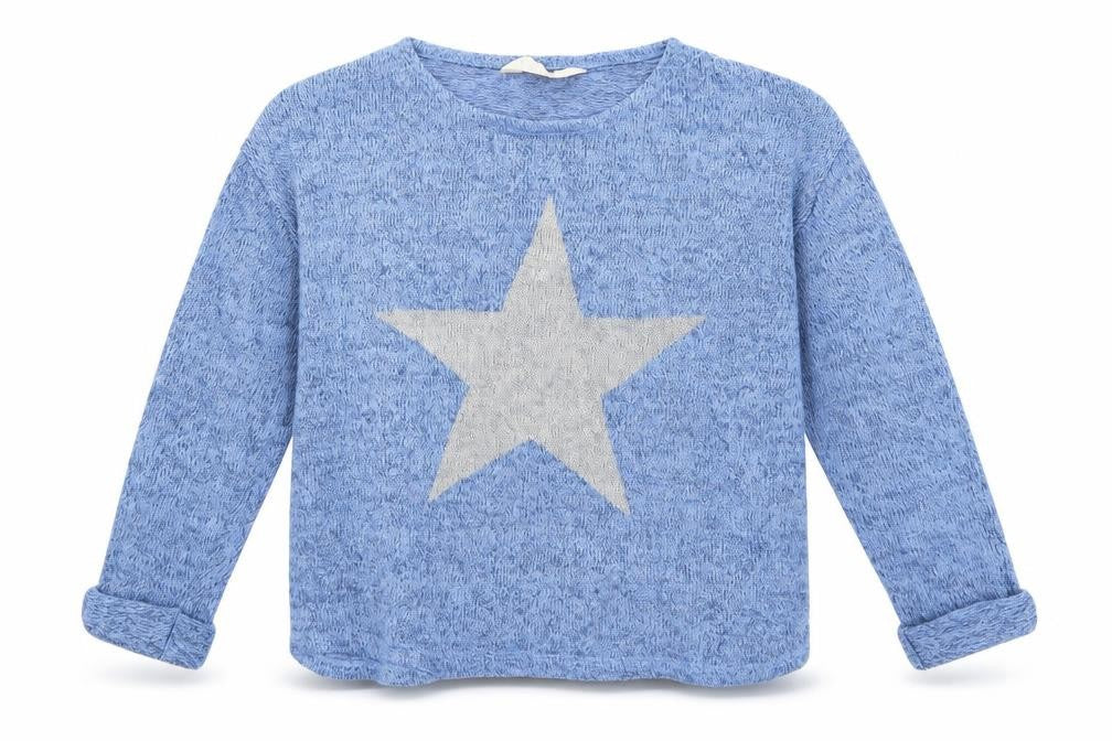 H&M Girls Blue   Basic Blouse Size 8-9 Years