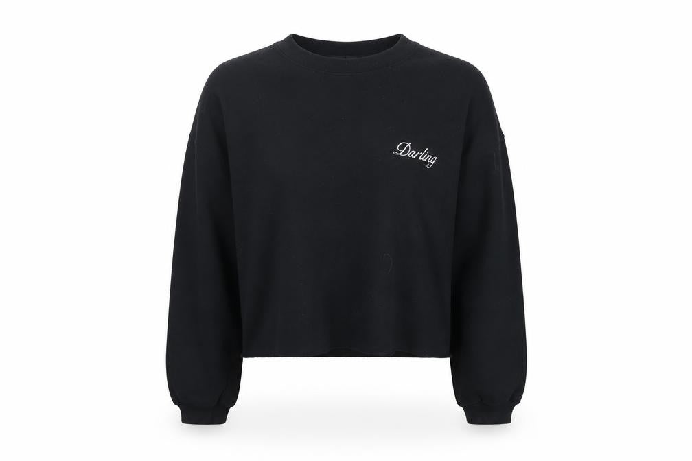 Front view of Topshop women’s black jumper, size M