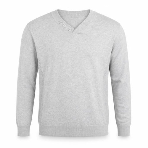 New Look Mens Grey   Henley Jumper Size XL