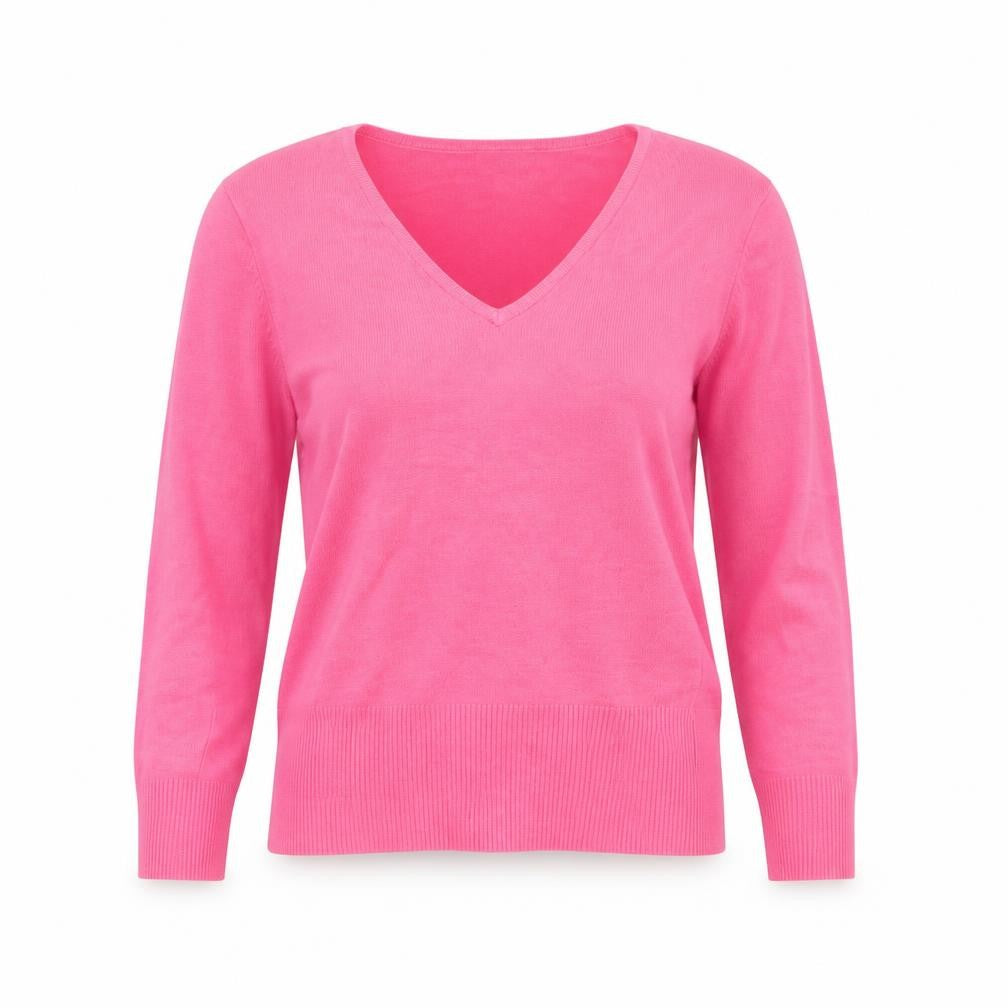 Front view of Mixin women’s pink jumper, size M