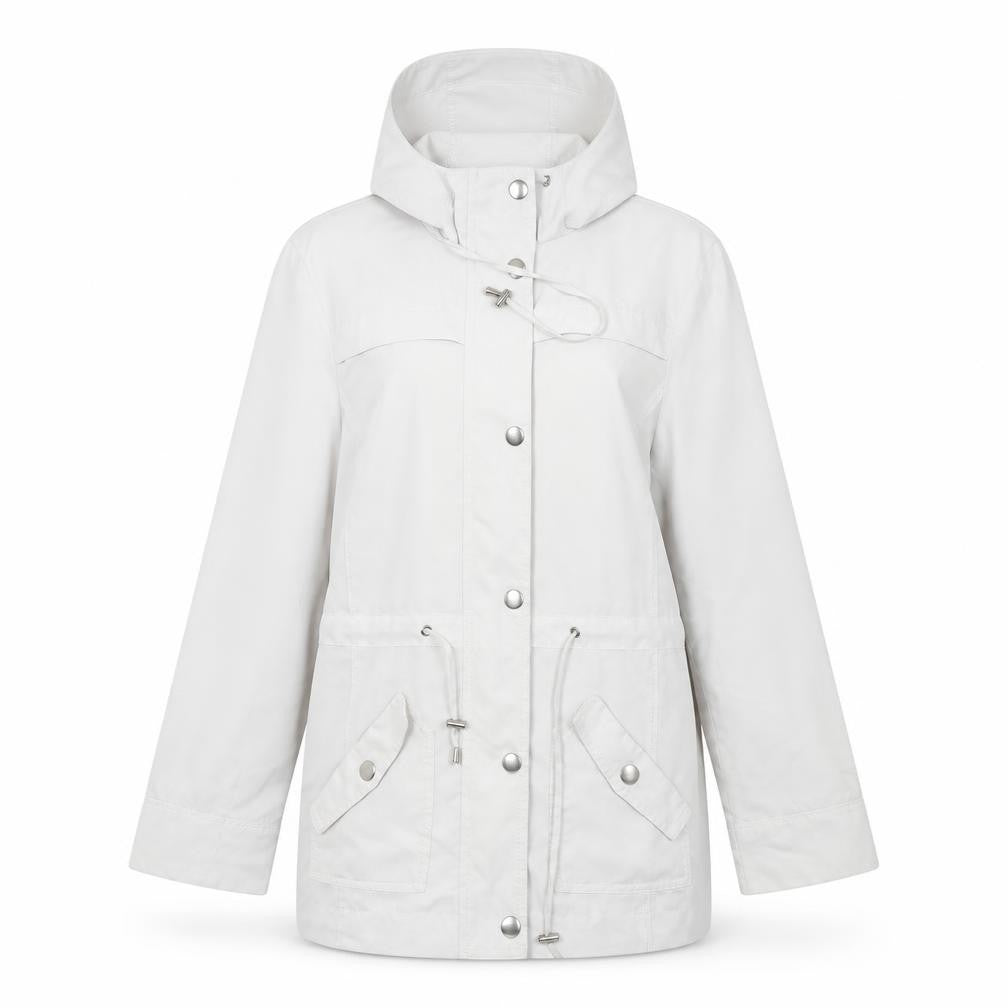 Bonmarché Womens White Jacket Coat Size 10