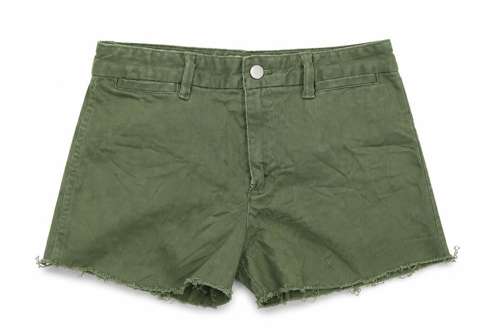 Gap Womens Green  Denim Hot Pants Shorts Size 10