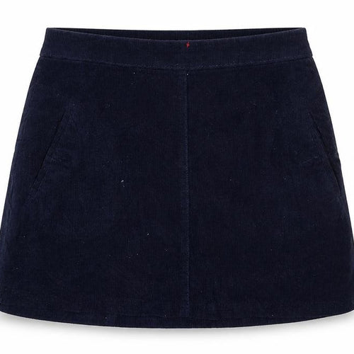 Cooperative Womens Blue  Corduroy Mini Skirt Size S