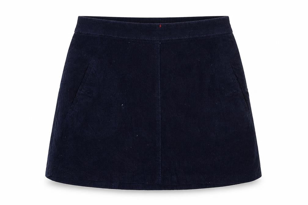 Cooperative Womens Blue  Corduroy Mini Skirt Size S