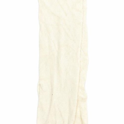 Preworn Girls White   Scarf Scarves & Wraps Size Regular