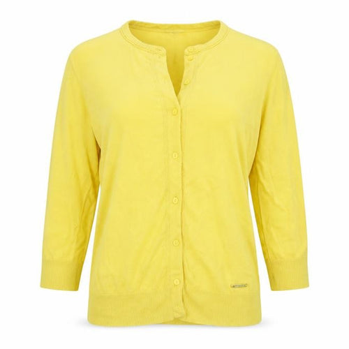 Ellen Tracy Womens Yellow   Cardigan Jumper Size M