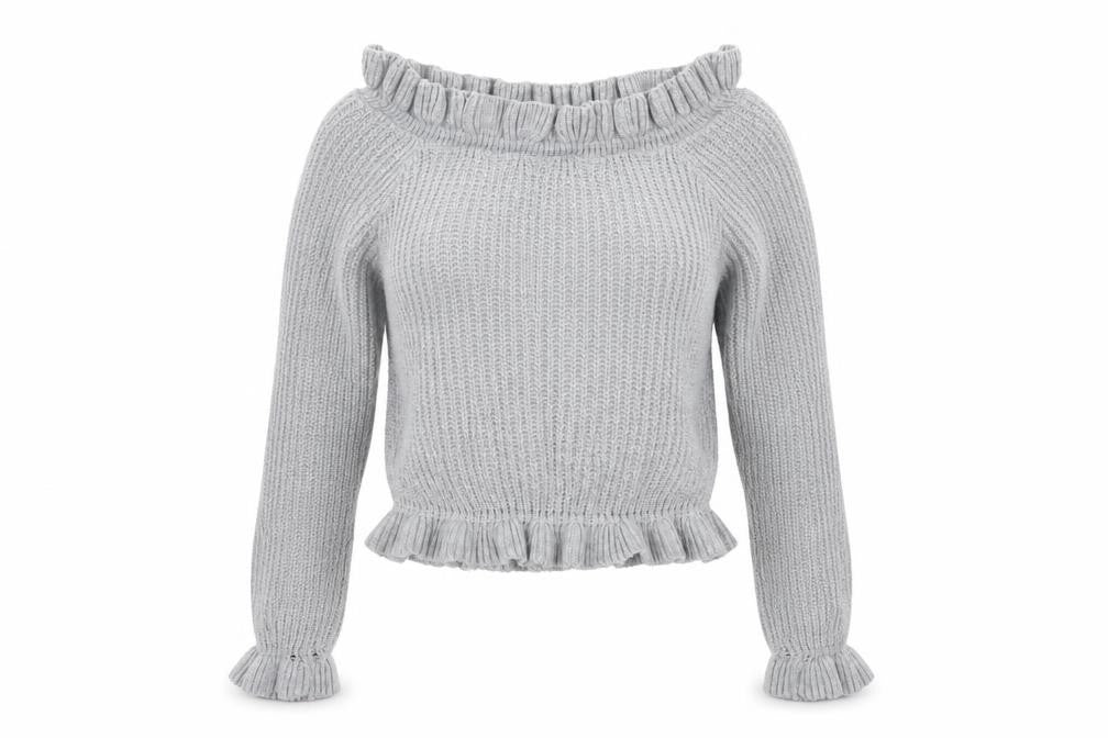 Select Womens Grey   Pullover Jumper Size 8