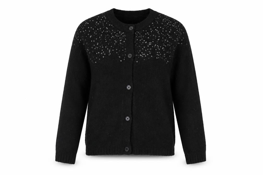 Abcd R Womens Black   Cardigan Jumper Size 8