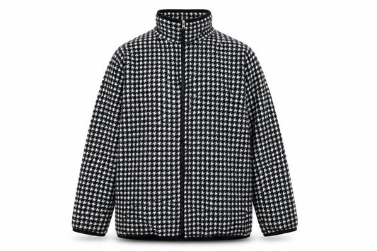 Front view of Preworn women’s white jacket, size UK 14