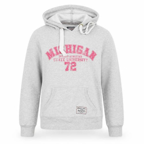 Brave Soul Womens Grey   Pullover Hoodie Size M