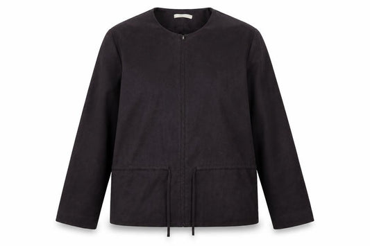 Front view of Marks & Spencer women’s grey jacket, size UK 20