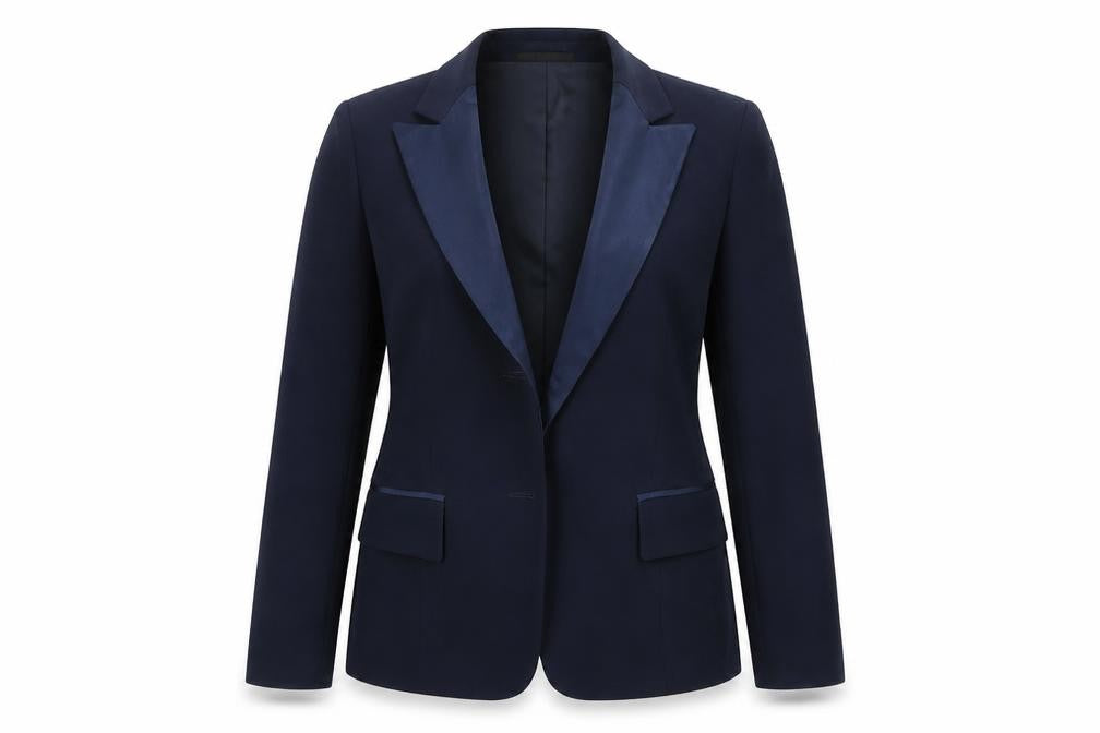Blue Leaf Womens Blue   Jacket Blazer Size 12