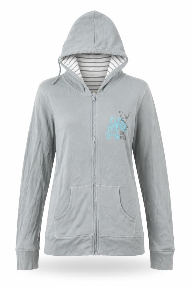 Front view of AriZona women’s green jacket, size UK 10
