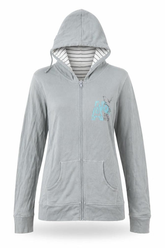 Front view of AriZona women’s green jacket, size UK 10