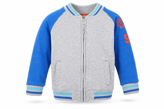 Front view of F&F boys’ grey jacket, size 3, years