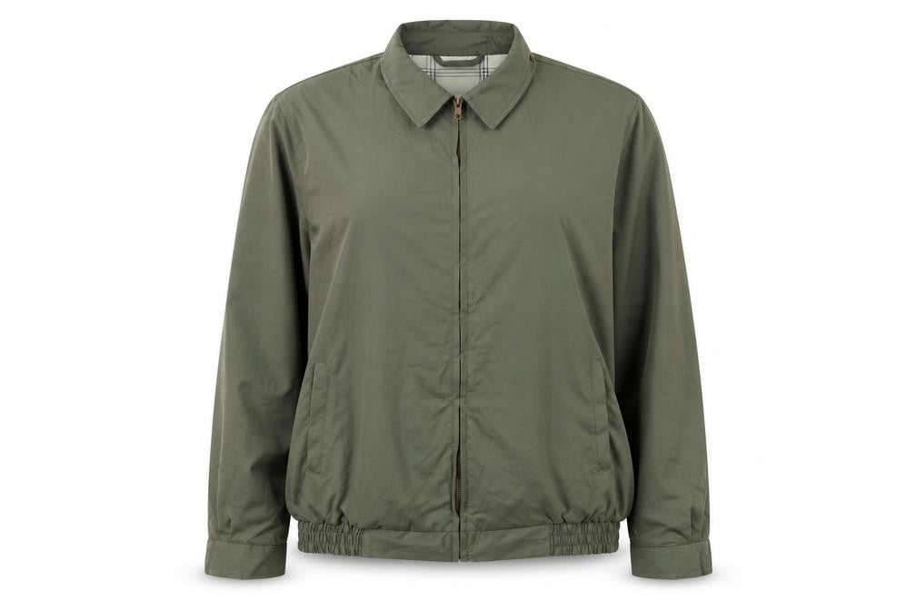 Front view of Premier women’s gold jacket, size XL