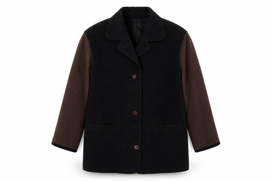 Front view of Marlbeck men’s black jacket, size S